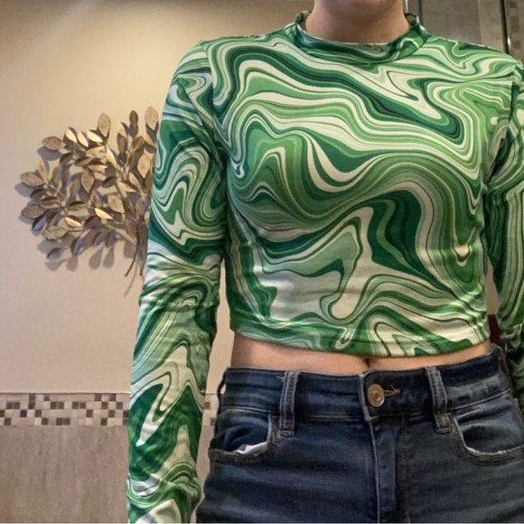 Colourful crop top - Picture 3 of 4